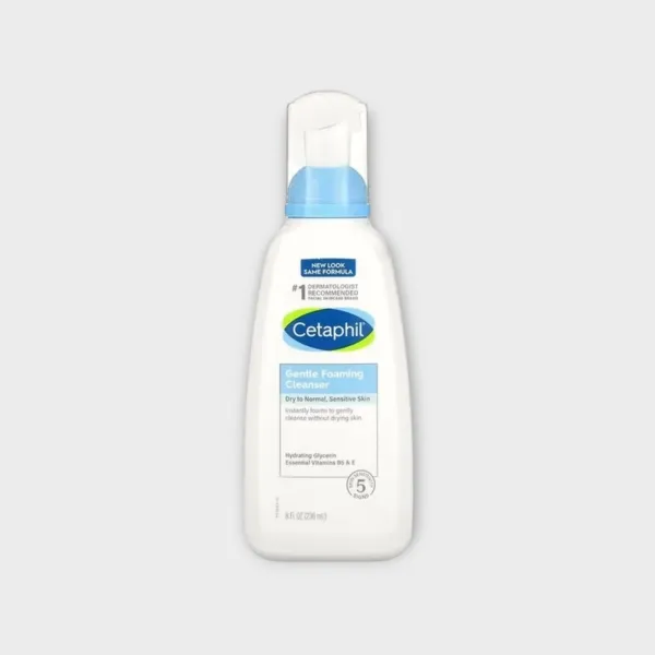 Cetaphil Gentle Foaming Cleanser Fragrance Free, 236 ml - Dry to Normal, Sensitive Skin