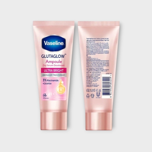 Vaseline Dry Serum GlutaGlow Ampoule Deodorant Ultra Bright 30ml