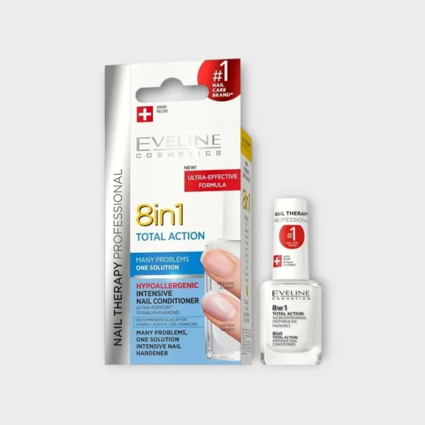 Eveline -NAIL THERAPY 8 IN 1 TOTAL ACTION 12 ml